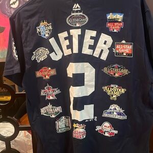 Majestic Derek Jeter T-Shirt Jersey - Final Season Exclusive